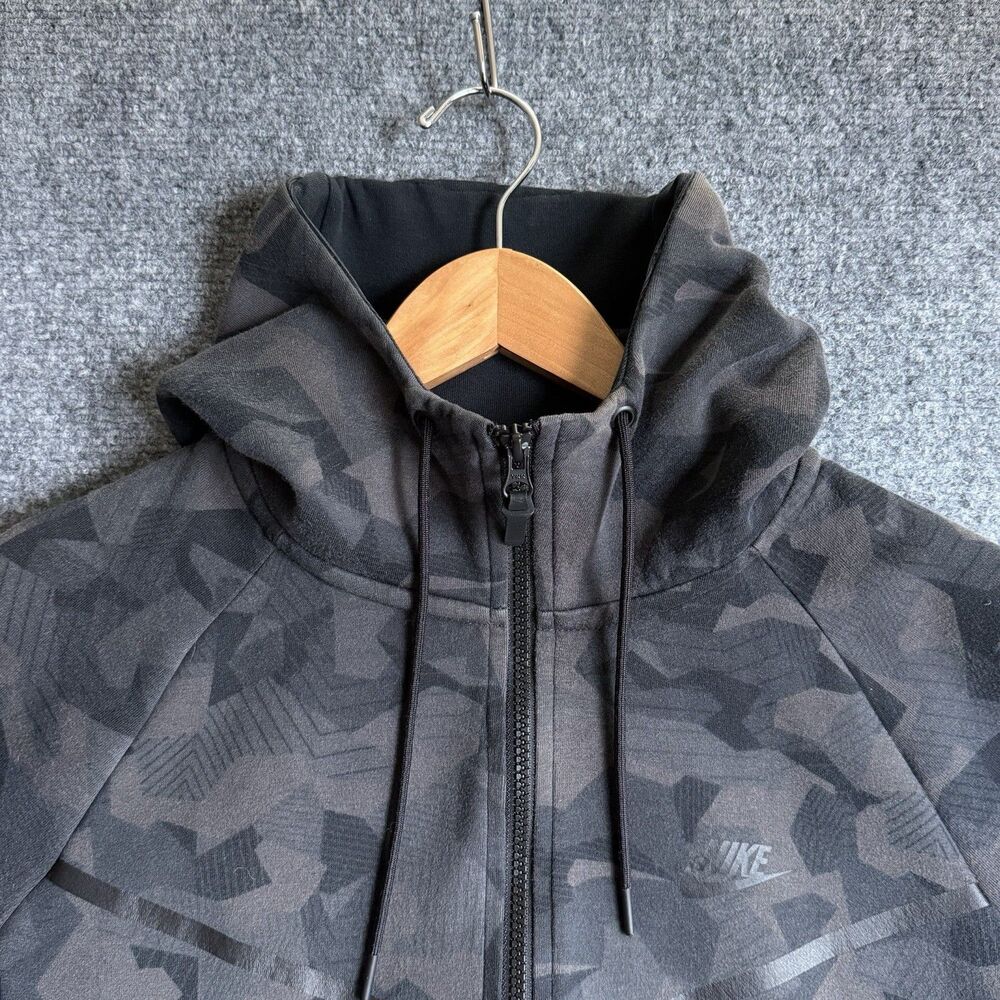 Nike Tech Fleece AOP Windrunner Camo Full Zip Hoodie 835867-021 Men’s L - Picture 12 of 14